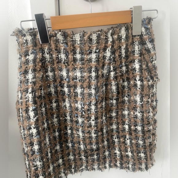 iro blue tweed skirt size 2 - Picture 5 of 5